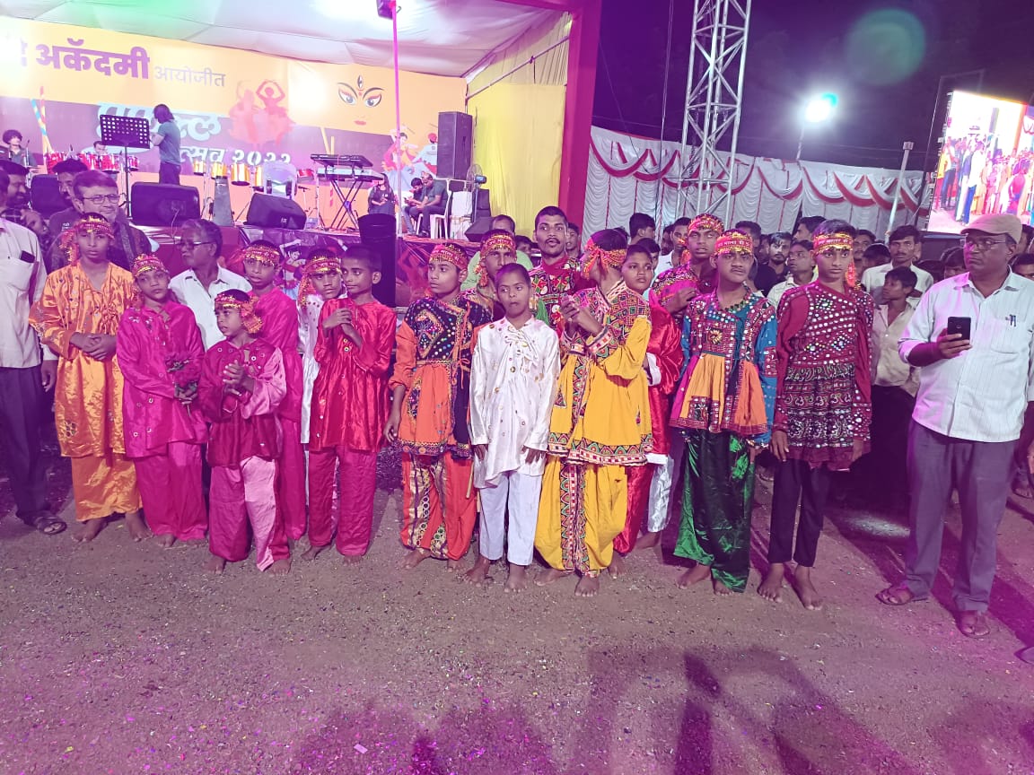 Students in traditional dress